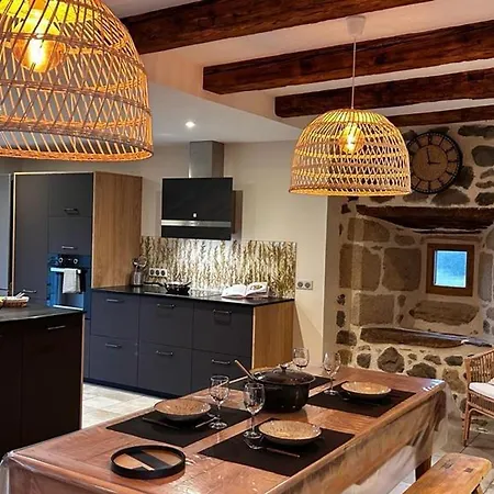 Semesterbostad Charmante Maison De Montagne Renovee, Peche Et Randonnee Au Cantal, 6 Pers, Equipe - Fr-1-742-518 *